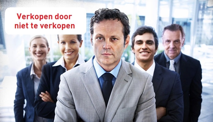 Verkopen door niet te verkopen